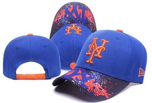 MLB New York Mets Stitched Snapback Hats 022