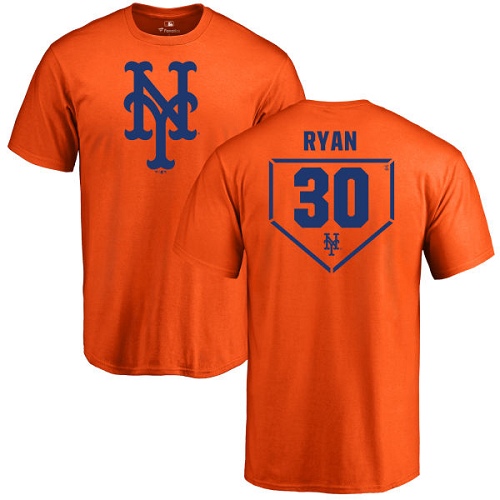 MLB Nike New York Mets #30 Nolan Ryan Orange RBI T-Shirt