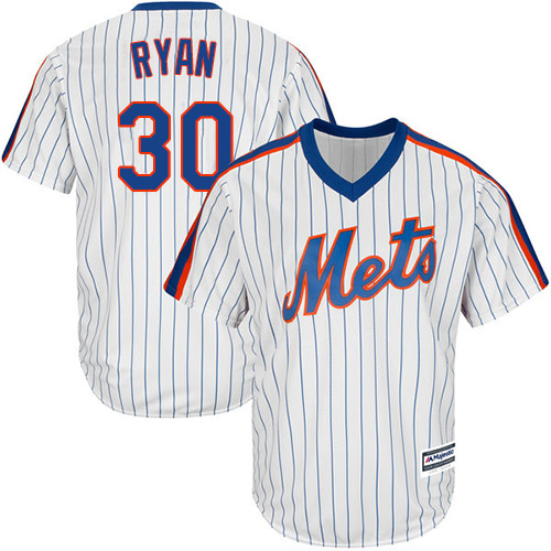 Youth Majestic New York Mets #30 Nolan Ryan Authentic White Alternate Cool Base MLB Jersey