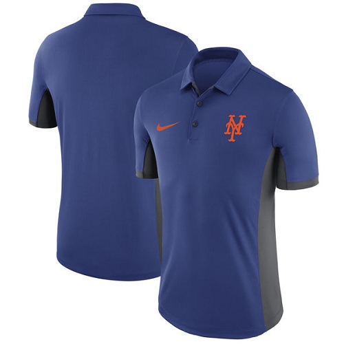 MLB Men's New York Mets Nike Royal Franchise Polo T-Shirt