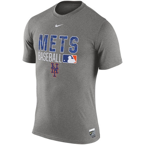 MLB New York Mets Nike 2016 AC Legend Team Issue 1.6 T-Shirt - Gray